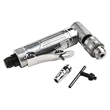 HpLive 90° Druckluft-Winkelbohrmaschine Pneumatische Bohrmaschine mit Hochgeschwindigkeit 1/4 Zoll Anschluss für Werkstatt