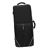 Perfeclan Saxophon-Rucksack, wasserdichte Aufbewahrungstasche mit Schultergurten, leichte Saxophon-Gig-Tasche für Performance Altsaxophon-Showkonzert, Rechteck