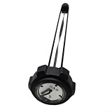 Zilimontt Tankanzeige Tankdeckel für 300/312/314/316/317/400 Rasenmäher mit OEM-Nummern 125-352 AM35120 AM143249 – schwarze Kunststoff- und Metallkonstruktion