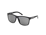BMW M Motorsport BS0042 Sonnenbrille Herren, Sonnenbrille Leicht, Form Linsen Navigator, Linsen Grün Verspiegelt, Grau