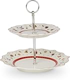 Villeroy & Boch - Toy's Delight Kleine Etagere Weihnachten, Mini Etagere Weihnachten, Weihnachtsetagere Toys, Weihnachtsdeko, Weihnachtsgeschirr, Serviergeschirr Keramik Buffet, Premium Porzellan