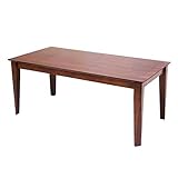 Mendler Esstisch HWC-G64, Esszimmertisch Küchentisch Holztisch Tisch, rechteckig Massiv-Holz FSC-Zertifiziert - 160x90cm