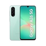 Samsung Galaxy A26 5G AI Smartphone ohne Vertrag, Simlockfreies AI Handy mit Android, 6 GB RAM, 128 GB Speicher, 50-MP-Kamera, Mint, 2,5 Jahre Herstellergarantie [Exklusiv auf Amazon]