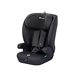 Bebeconfort Ever i-Safe, Mitwachsender Kindersitz 9-36 kg, 15 M.–12 J., 76–150cm, Kindersitzerhöhung, R129-Sicherheit, Seitenaufprallschutz, 11 Kopfstützenpositionen, Integrierte Armlehnen, Full Black