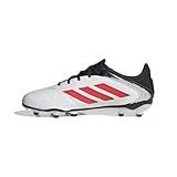 adidas Unisex Kinder COPA Pure III League FG/MG Football Boots Kids, Cloud White/Lucid Red/Core Black, 34 EU
