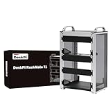GeeekPi 8U Netzwerkschrank, 10-Zoll-Rack für Netzwerk-, Server-, Audio- und Videoausrüstung, DeskPi RackMate T1 Rackmount-Server-Schrank Gehäuse