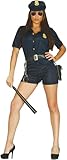 sexy Polizistin Kostüm für Damen Gr. M/L, GröÃŸe:L