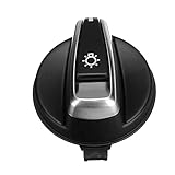 ALPGEN Auto Auto Vorderkopf Lichtschalter Drehknopf/Fit for BMW 1 E88 E82 E90 E91 3 X1 E84-Kopf-Licht-Lampen-Schalter-Steuerung Auto-Ersatzknopf, YAN-240406