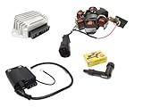 Lichtmaschine + CDI Zündspule + Spannungsregler Set passend für Piaggio NRG, Aprilia SR 50, Vespa LX, S, ET2, Gilera Runner – Elektrik-Komplettset 50ccm 2T