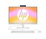 HP All-in-One Desktop-PC,23,8" FHD Display, AMD Ryzen 5 7520U, 8 GB DDR5 RAM, 512 GB SSD, AMD Radeon-Grafikeinheit, Windows 11 Home, QWERTZ, Weiß, [Exklusiv bei Amazon]