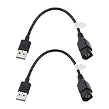 ECSiNG 2 Stück Auto Audio Radio USB-Haltekabel, 4-poliges USB-Adapterkabel Kompatibel mit Golf 5/6/7, Kompatibel mit Jetta 5/6/B6/B7/B8 Kompatibel mit VW RCD 510/RNS RCD 300