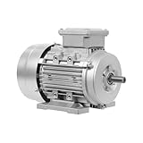Elektromotor Asynchronmotor Drehstrom ür Maschinen Industriemotor Kupfer Effizient IP55 für Werkzeuge Kühlgeräte und Maschinen (550W 14mm)