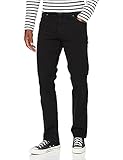Wrangler Herren Texas Tonal Straight Jeans, Black Overdye, 30W / 36L