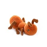 Herfair Kuscheltier Klein Ameise Plüschtier Niedlich Insekten Plushie Stofftier Puppen Geschenk für Kinder