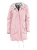 Heine - Best Connections Damen Parka mit Webpelz, rosé, Größe:38
