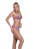 Sunflair Mix&Match Bikini Top Blumenmuster Streifen mit Softschalen Bügel verstellbare Träger breiter Rückenverschluss