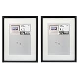 Ikea Ribba 303.784.54 Bilderrahmen, 30 x 40 cm, Schwarz, 2 Stück