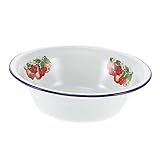 GALPADA Emaille-schüssel Im Vintage-stil Haushalts-aufbewahrungsbecken Nudelschüssel Küchenschüssel Retro-vorratsbecken Antikes Vorratsbecken Vorratsschale Emaillebecken Vorratsbehälter Fü