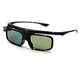 Cocar 3D-Brille, 3D Aktive Shutterbrille Wiederaufladbare Brillen, Geeignet für 3D DLP-Link Projektor Acer BenQ Optoma Viewsonic LG Infocus NEC Jmgo Vivitek Toumei - 1 Stück
