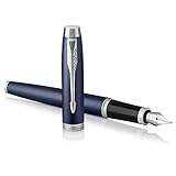 Parker IM Füller | Matte Blue | Füllfederhalter Feine Spitze | Geschenkbox