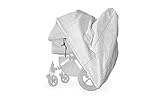 softgarage buggy alucush silber Abdeckung für Kinderwagen Hartan Sky XL Regenschutz Regenverdeck