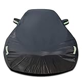 SjYsXm Auto Abdeckplane Kompatibel mit BMW 5er(03-22) M5(04-22) Limousine / 6er(03-22) M6(05-18) Gran Turismo / 8er(18-22) M8(19-22) Coupe Cabrio Gran Coupe, Wasserdicht Autoabdeckung Autoplane