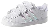 adidas Originals Unisex Baby Superstar Sneaker, Footwear White/Footwear White/Footwear White, 26 EU