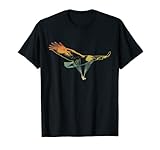 Gleitschirmfliegen Adler fliegender Retro Gleitschirm T-Shirt