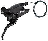 Shimano Schalthebel SHIMANO/Cycling Hydraulische Scheibenbremse, ST-EF505-8R, Erwachsene Unisex, Schwarz (Schwarz), Einheitsgröße