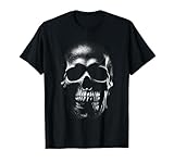 Schädel, Totenkopf, Totenschädel, Skelett, Kopf, Weiß T-Shirt