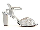 Rainbow Club Bautschuhe Blake - Damen, Sandalette, Ivory Satin - Gr. 37 (UK 4)