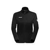Mammut Outdoor ML Jacket Women | Sportjacke für Damen, Leichte Midlayer Jacke, Atmungsaktive Wanderjacke, Warme Outdoorjacke, Bekleidung für Sport, Unterziehjacke | Schwarz; M