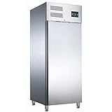 ZORRO - Kühlschrank ZGN 650 TN - Edelstahl - Gastro Kühlschrank mit Volltüre - R600A - Digitales Thermostat