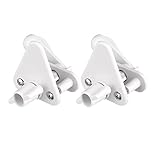 Quystetes 2 Stück Marine Ponton Boot -Türriegel Ersatzteile für quadratische Rahmen 2,5 - 3,2 cm, für linkes oder rechtes Scharniertor