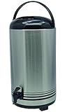 Saro ISOD 12 Getränke-Dispenser, Edelstahl, Silber, Durchmesser 23 x Höhe 42 cm