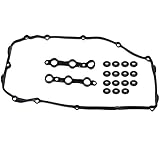 DBHFGJMN Neue Zylinderkopfschraubendichtung Ventildeckeldichtung kompatibel mit BMW E36 320 323 325 328 E34 520 525 M50 M52 11121437395 1110034106