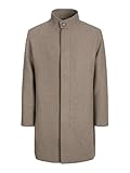 JACK&JONES Herren Jprblawilson Wool Coat Sn Mantel, Greige, M
