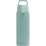 SIGG - Edelstahl Trinkflasche - Shield ONE Glacier - Für Kohlensäurehaltige Getränke Geeignet - Auslaufsicher - Federleicht - BPA-frei - Outdoor & Fitness - Hellblau - 0,75L