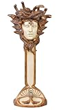 Kerzenleuchter Gorgo Medusa Leuchter Jugendstil Kerzenhalter Skulptur IS025 Palazzo Exklusiv Jugendstil-Kerzenleuchter „Gorgo Medusa“ – Antike Eleganz mit Schlangenkrone & Kristallbesatz