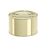 Fuduu.de Weißblechdosen, passend für Wurstherstellung, Größe 99/63, für alle Brüh - und Kochwurstsorten geeignet stapelbar, hohe Qualität, ca. 400 gr Füllgewicht, 100 Stück (Mit Deckel)