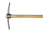 Adler Mini Pickel 950g mit 400mm Eschenstiel, Mini Kreuzhacke, Pionierhacke