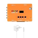 Mcbazel ODV-GBS-C YPbPr Component/VGA/ RGBS Scart zu VGA/HDMI Scan Konverter für Retro Gaming Konsole unterstützt HDMI 720p/960p/1080p Ausgang