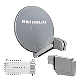 Kathrein CAS 80 Sat-Antenne Graphit (gr) multifeedfähig - 12 Teilnehmer