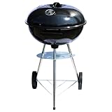 Großer Kugelgrill Ø 44 x 70 cm – robuster Holzkohlegrill für Garten & Terrasse. Ideal für direktes und indirektes Grillen, langlebig, leistungsstark, mobil & einfach zu bedienen.