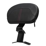 Motorrad Rückenlehne Sitzpolster Motorrad Fahrer Passagier Sitz Set Fit Für Harley Touring Road King Glide CVO 2009-2023 Reiter Rückenlehne(Backrest)