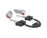 2EXTREME Schlosssatz Lenkschloss 2 Zylinder kompatibel mit Piaggio ZIP, TPH, NRG, SKR, Free, Sfera, kompatibel mit Vespa PX