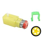 CHANCS DC Motor Getriebe Hobby Motor Single Shaft Motor 3V-6V 1:200 mit Kunststoff Spielzeug Auto Reifen Rad Modell Getriebe Teile