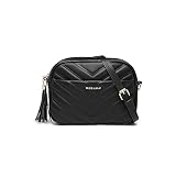 Miss Lulu Umhängetasche Damen Klein, Handytasche zum Umhängen aus PU Leder, Crossbody Bag mit Verstellbarem Gurt, Umhängetaschen Schultertaschen mit 4 Fächern