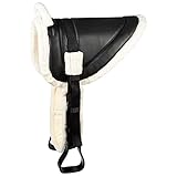 PFIFF 102927 Reitkissen, Handgriff Sattelgurt Westernsteigbügel, Schwarz-Beige, Pony