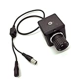 Zubehör für Labormikroskope Mikroskopkameras-0.0001LUX 1200TV-Linien 1/2 MCCD Prime Camera BNC AV DIY Industrial mit Objektiv(4mm Lens)